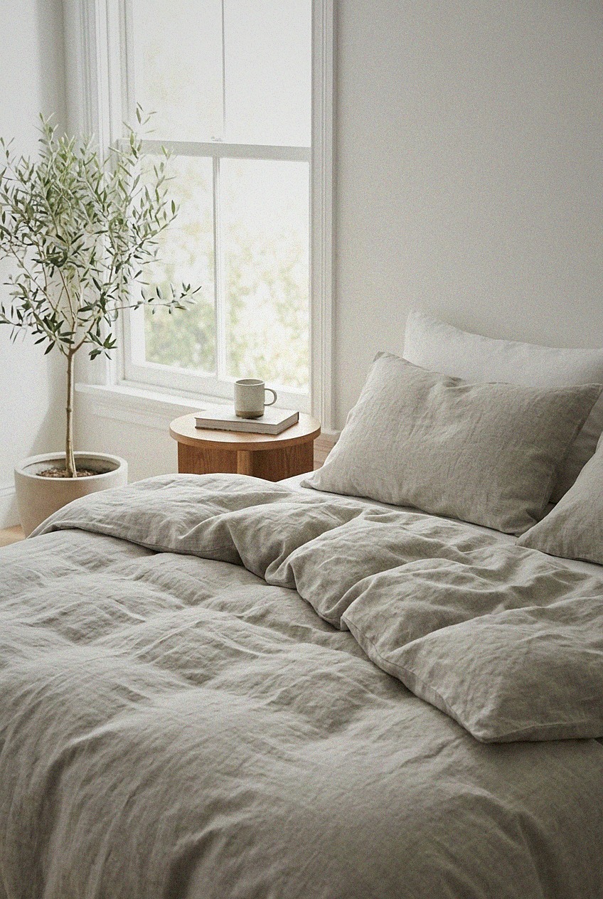 Simple&Opulence 100% Linen Duvet Cover Set