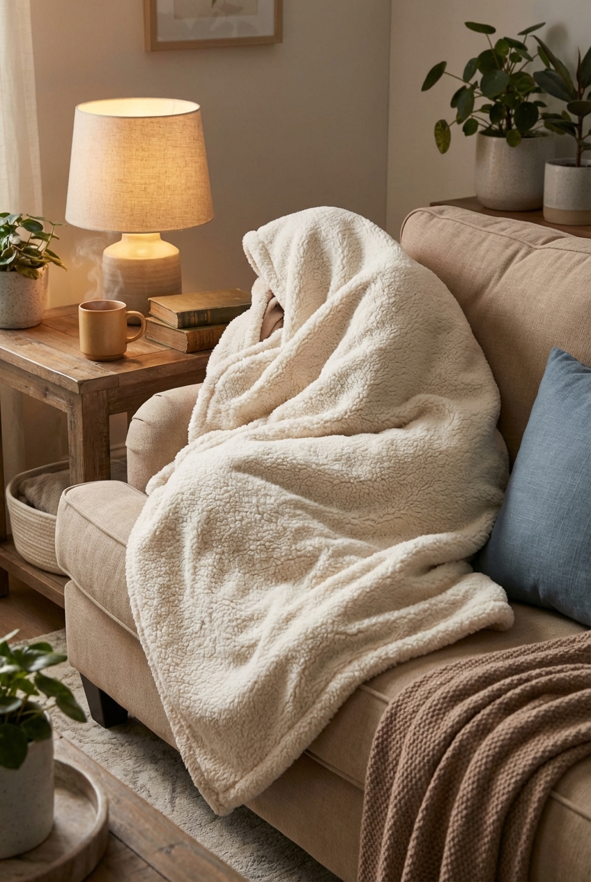 Wemore Fleece Weighted Blanket 15lbs